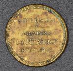 1863 Encased 1 Cent Postage Stamp - Rare Find