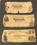 Civil War Era Mississippi "Cotton Pledged" Notes