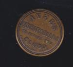 US Scott EP-13a 1c Ayer's Sarsaparilla Encased Stamp