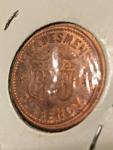 1863 US Copper Civil War Token, Tradesmen's Currency