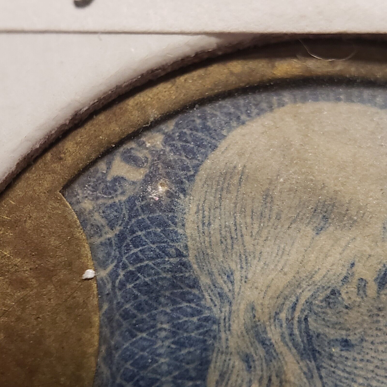 1862 Ayers Sarsaparilla Encased Postage Stamp+Token