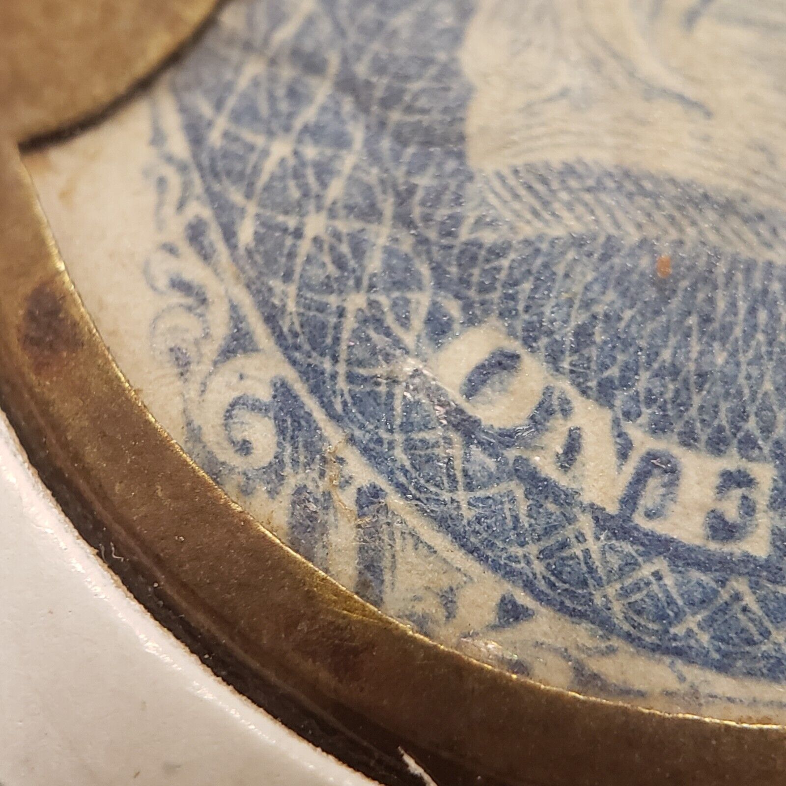 1862 Ayers Sarsaparilla Encased Postage Stamp+Token