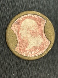 Ayers Sarsaparilla Civil War Postage Stamp Token