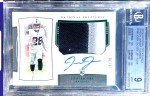 Josh Jacobs 2019 National Treasures Emerald Auto Patch