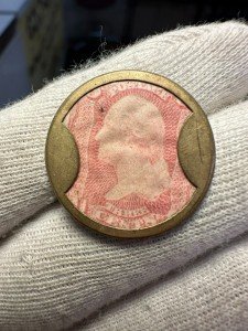 1862 Ayer's Cathartic Pills 3 Cent Stamp