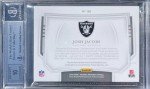 Josh Jacobs 2019 National Treasures Emerald Auto Patch