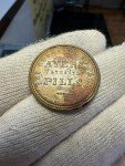 1862 Ayer's Cathartic Pills 3 Cent Stamp