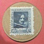 Spain Vintage Encased Postage Stamp 50 Correos