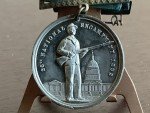 1892 Civil War National Encampment Stamp with Medal