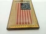 Antaya .6 CENT Brass Key Chain with U.S. Stamp
