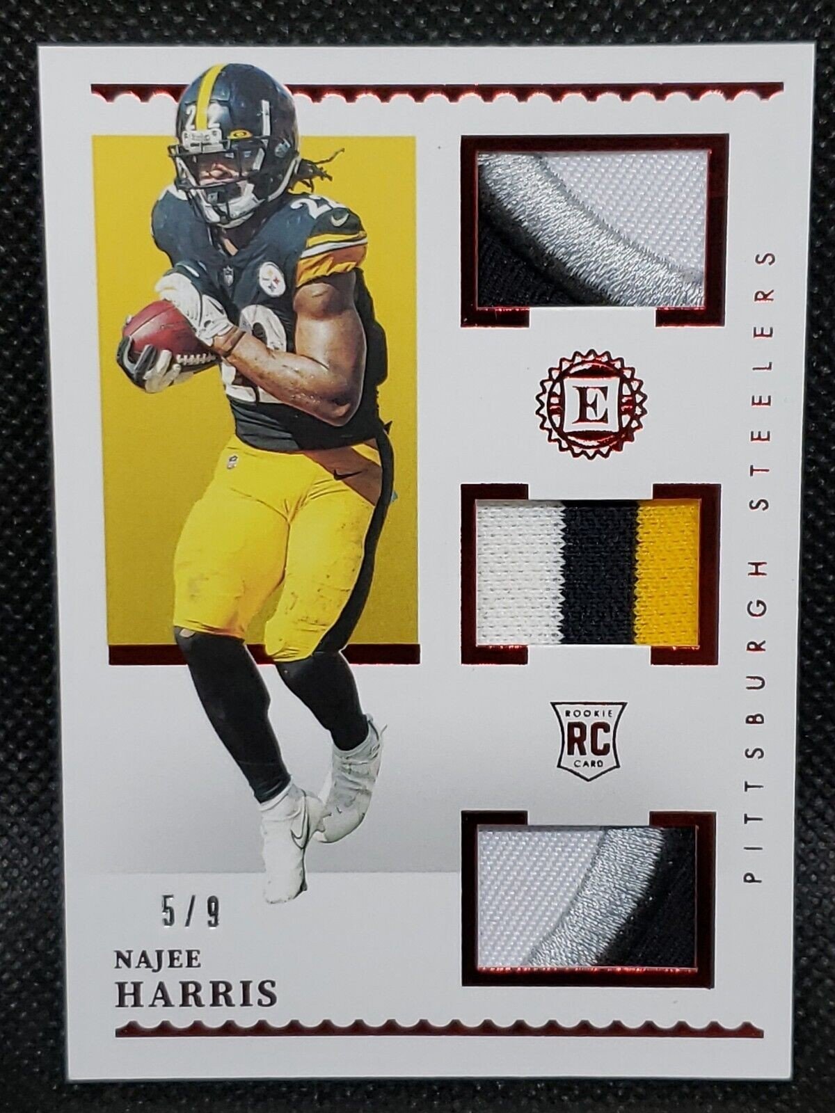 Panini Encased Najee Harris Triple Patch 2021