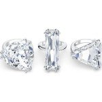 Swarovski Mesmera Cocktail Ring Set Size 6