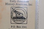 1862 Encased Postage Drake's Bitters 1 Cent Blue
