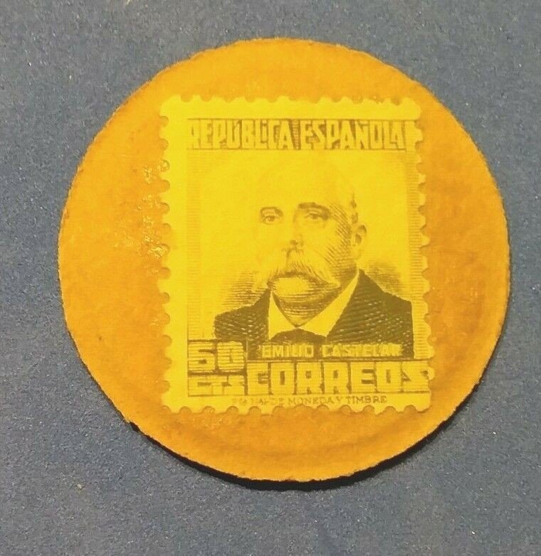 Spain Encased Postage Stamp 60 Correos #96N