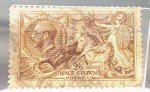 1915 Great Britain #173a Encased Stamp - Rare