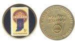Indiana 1966 Western Electric 5c Postage Stamp