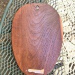 Large Copper Batik Stamp in Wood Frame