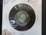 1-Cent Blue Mint Encased Postage Stamp EP13a