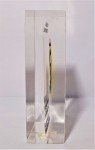 Richard Nixon Plexiglass Encased Postage Stamp Paperweight