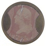 George Washington 3 Cent Encased Postage Stamp