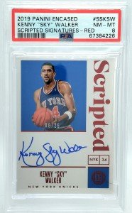 Kenny Sky Walker PSA 8 Encased Autograph 2019-20
