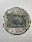 1893 Chicago World's Columbian Exposition Encased Stamp
