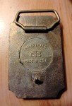 Elvis Presley Belt Buckle with Encased Stamp