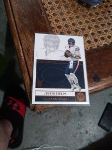 2021 Panini Encased Justin Fields Rookie Card