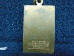 Vintage Brass 5 Cents Encased Postage Stamp