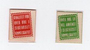 Denmark WWII German Occupation Encased Stamps