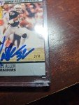 2023 Marcus Allen Encased Auto 2/8 Stamp
