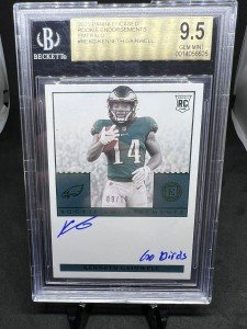 Kenneth Gainwell 2021 Encased Rookie Stamp #09/10