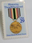 USA 29 Cent Lapel Pin with Encased Stamp