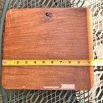 Large Copper Batik Fish Stamp in Wood Frame