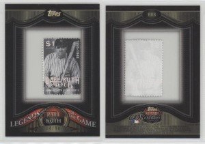 2009 Topps Babe Ruth Encased Stamp #BR8