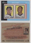 2011 Topps Heritage Encased Stamps Josh Hamilton, Hanley Ramirez