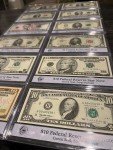 Old US Paper Money in PCS Stamp Holders