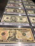 Old US Paper Money in PCS Stamp Holders