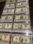 Old US Paper Money in PCS Stamp Holders