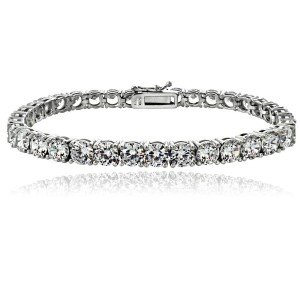 Cubic Zirconia Tennis Bracelet - 16.5 Carats