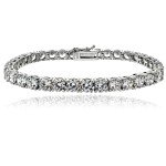 Cubic Zirconia Tennis Bracelet - 16.5 Carats