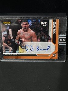 Gilbert Burns 2021 Panini UFC Instant Rookie Card