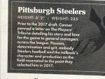 James Conner 2017 Encased Rookie Signature #1/1