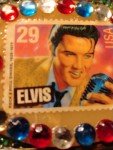 Elvis Presley Belt Buckle with Encased Stamp