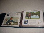 History of America Postage Stamps Album with 72 Encased