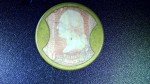 1862 Ayer's Cathartic Pills Encased 3 Cent Stamp