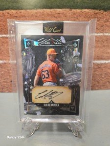 Colin Barber 2024 Wild Card Encased Auto #1/1