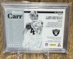 Derek Carr Pro Bowl Auto Jersey #5/10 2016