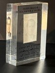 Richard Nixon Presidential Postage Stamp Paperweight