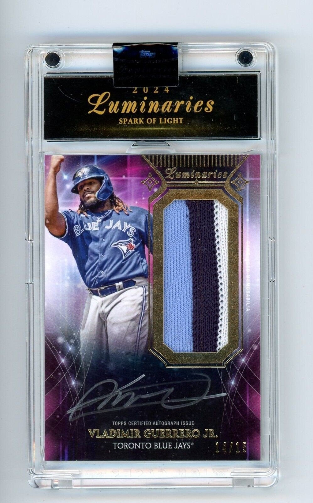 Vladimir Guerrero Jr. 2024 Topps Luminaries Auto Patch
